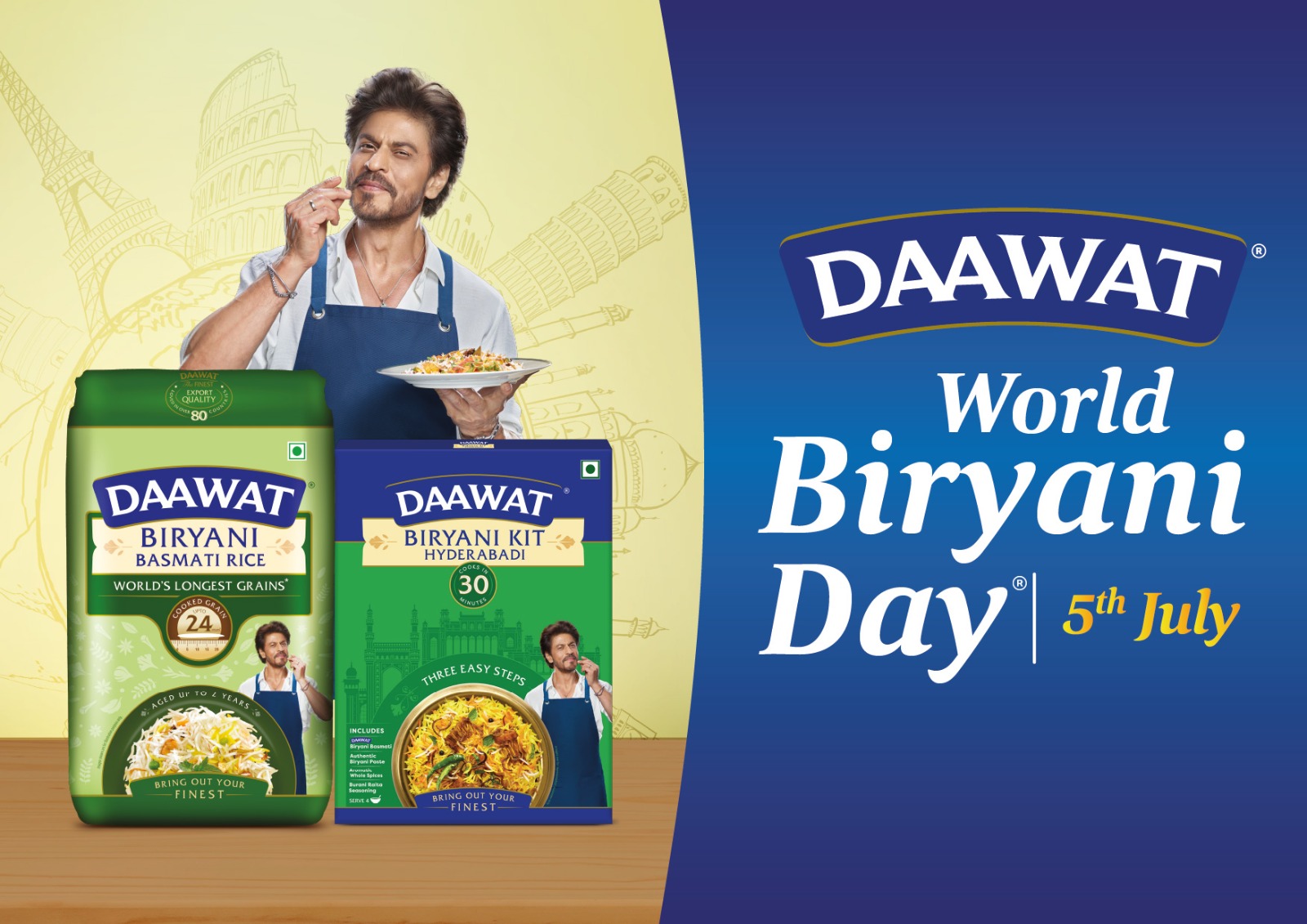 Shah Rukh Khan — Daawat World Biryani Day