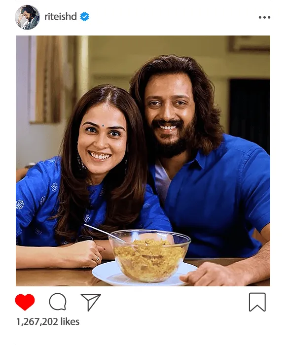 with Love from Ritesh Deshmukh